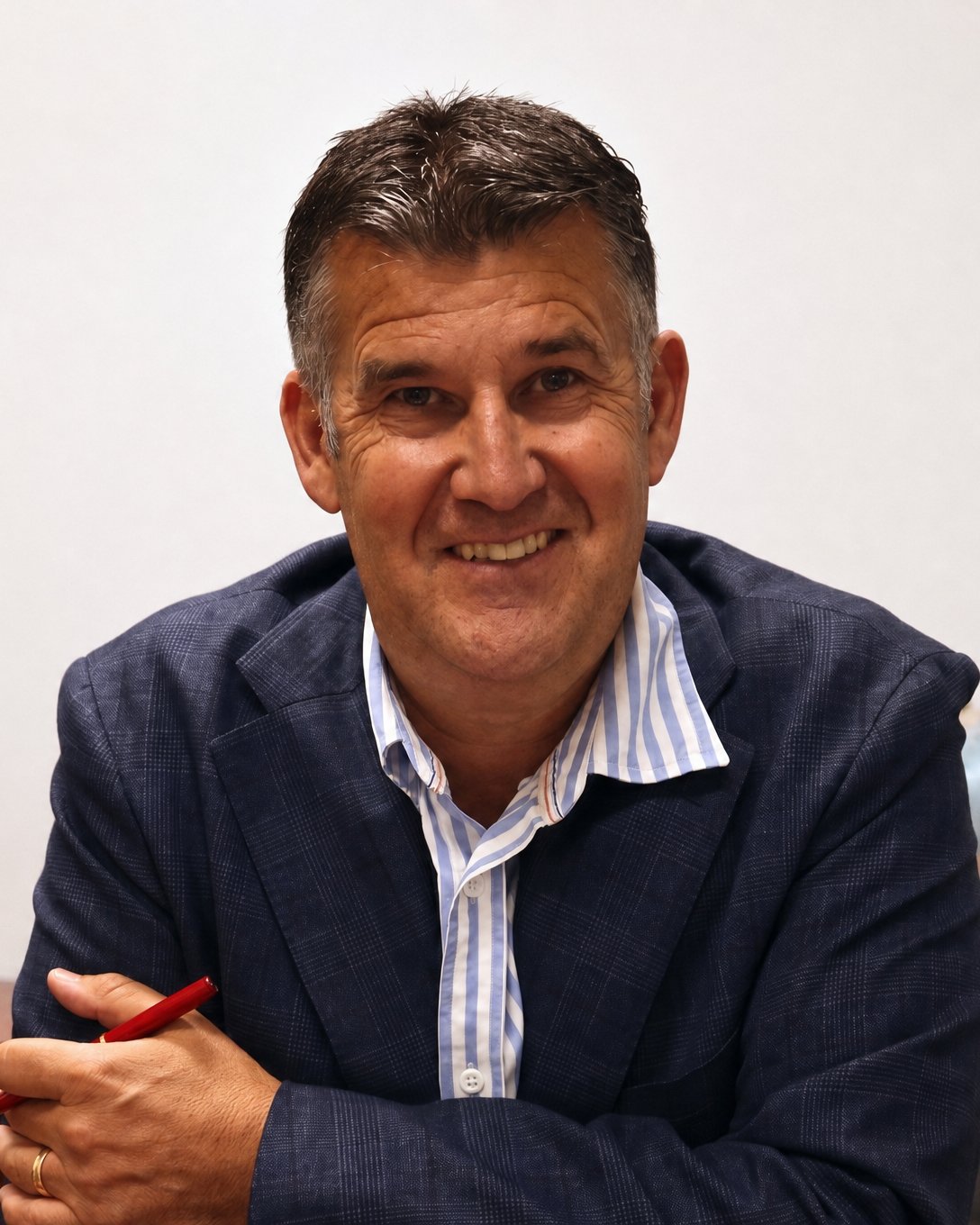 Darren Warner CA, principal of DWA Accounting & Taxation, at his desk in Albury